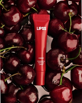 Lipss Lipper блеск Cherry красный увеличение объёма губ (4103)
