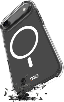 Панель Puro Impact Clear D3O MagSafe для iPhone Air Transparent (8018417525605)