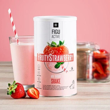 Растворимый коктейль LR lifetakt Health & Beauty FIGUACTIVE со вкусом клубники 496 г