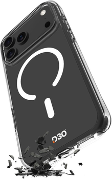 Панель Puro Impact Clear D3O MagSafe для iPhone 17 Pro Max Transparent (8018417525803)