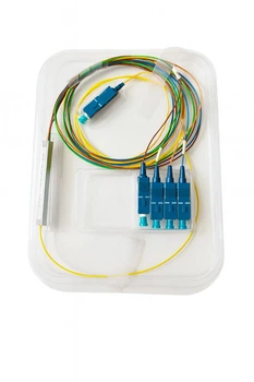 Оптический делитель Coupler PLC-1x4-split-0-SC/UPC 0.9 мм (мини)Cor-X — сплиттер для телекоммуникаций