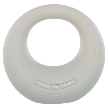 Гиря цільна з TPR покриттям Star Moon SP-Sport SC-80145-10LB вага 4,5 кг сіра
