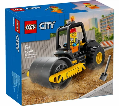 Конструктор LEGO City Строительный паровой каток 78 деталей (60401