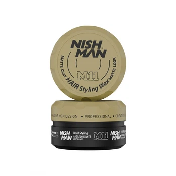 Матова глина для стилізації волосся Nishman Matte Clay M11 150 мл