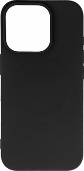 Etui plecki Hurtel Liquid Silicone Case do Apple iPhone 17 Black (5907769380433)