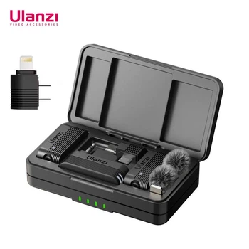 Беспроводной микрофон Ulanzi A100 (Lightning, Type-C, jack 3.5 мм) для телефона и видеокамеры
