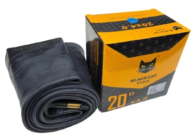 Камера велосипедна BLACK CAT 20 х 4.00 AV (48 mm) FAT BIKE