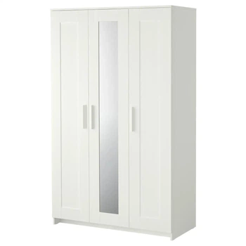 Шафа/3двер ІКЕА BRIMNES 117х190 см (40407922)