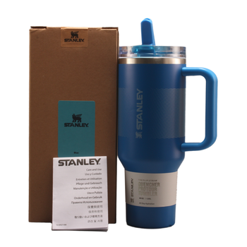 Термос термокружка Stanley Quencher ProTour Flip Straw Tumbler из нержавеющей стали Blue 1,18 л KT6007886