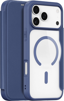 Чохол-книжка Dux Ducis Skin X Pro MagSafe для Apple iPhone 17 Pro Blue (6971824153736)