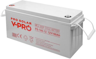 Akumulator Volt Polska DEEP CYCLE VPRO SOLAR 12V 160Ah VRLA (5903760240790)