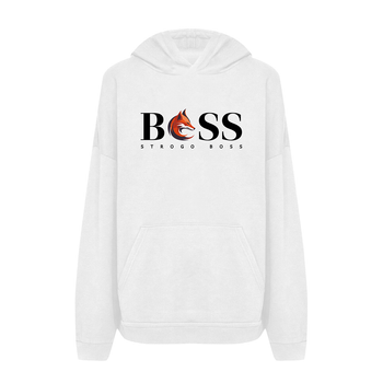 Худі жіночий з принтом ТiШОТКА Strogo BOSS З гумором про HUGO BOSS M Білий (1030019374)