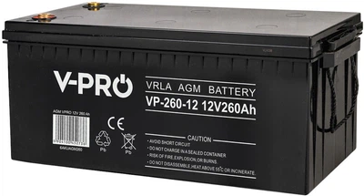 Akumulator Volt Polska AGM VPRO 12V 260Ah (5904100452736) Akumulator Volt Polska AGM VPRO 12V 260Ah (5904100452736)