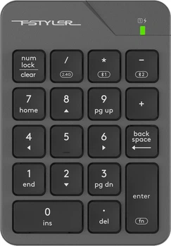 Клавиатура беспроводная A4Tech FBK21C Wireless/Bluetooth Smoky Grey (4711421995108)