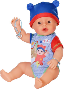 Lalka Baby Born Jonas 43 cm z akcesoriami 834848 (4001167834848)