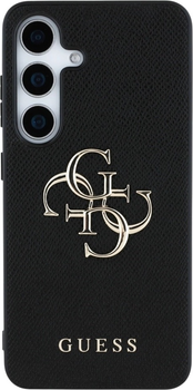 Etui Guess Grained Big 4G Logo Small Classic Logo do Samsung Galaxy S25 Plus Black (3666339449131)