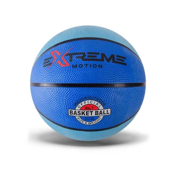Мяч баскетбольный Extreme Motion BB1485 № 7, 520 грамм Голубой
