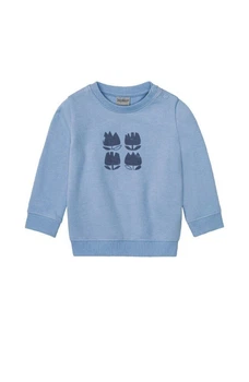 Свитшот двунитка для девочки Lupilu LIDL 413721 074-80 см (6-12 months) Голубой