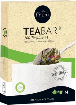 Набор бумажных фильтров Finum M для чая 100 шт (100 TEABAR M)