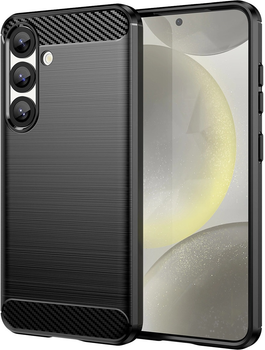 Панель Hurtel Carbon Case Flexible Silicone для Google Pixel 10 Black (5907769378263)