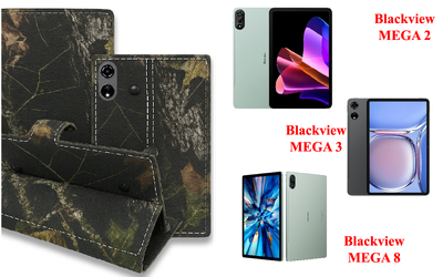Книга-трансформер Armor для планшета Blackview MEGA 2, MEGA 3, MEGA 8, цвет Dubok