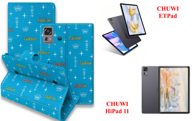 Книжка-трансформер Armor для планшета CHUWI ETPad, CHUWI HiPad 11, колір Feshn-Blue