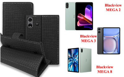 Книга-трансформер Armor для планшета Blackview MEGA 2, MEGA 3, MEGA 8, цвет Krokodil