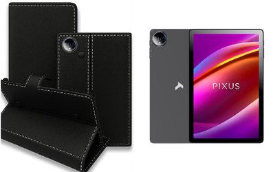 Книга-трансформер Armor для планшета Pixus Loga, цвет Black