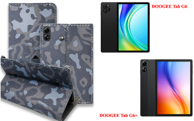 Книга-трансформер Armor для планшета DOOGEE Tab G6, DOOGEE Tab G6+, цвет Xaki-Zuma
