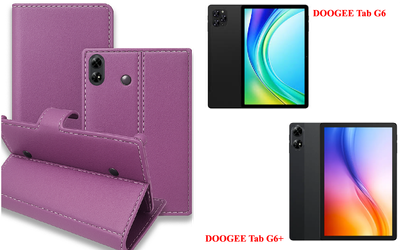 Книга-трансформер Armor для планшета DOOGEE Tab G6, DOOGEE Tab G6+, цвет Violet