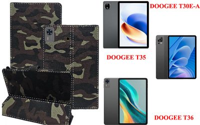 Книга-трансформер Armor для планшета DOOGEE T30E-A, T35, T36, цвет Xaki-TM