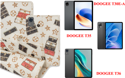 Книга-трансформер Armor для планшета DOOGEE T30E-A, T35, T36, цвет Lyi White