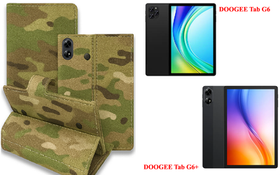 Книга-трансформер Armor для планшета DOOGEE Tab G6, DOOGEE Tab G6+, цвет Myltikam