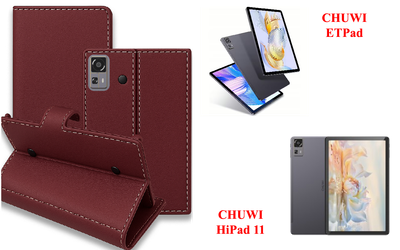 Книга-трансформер Armor для планшета CHUWI ETPad, CHUWI HiPad 11, цвет Bordo