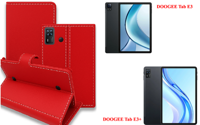 Книга-трансформер Armor для планшета DOOGEE Tab E3, DOOGEE Tab E3+, цвет Red