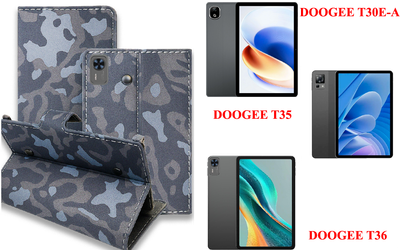 Книга-трансформер Armor для планшета DOOGEE T30E-A, T35, T36, цвет Xaki-Zuma
