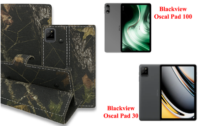 Книга-трансформер Armor для планшета Blackview Oscal Pad 100, Oscal Pad 30, цвет Dubok