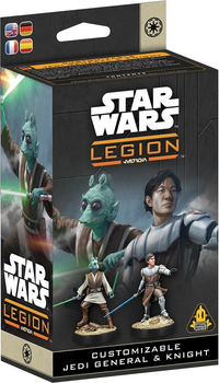 Dodatek do gry planszowej Atomic Mass Games Star Wars Legion 2.0: Customizable Jedi General & Knight (841333132903)