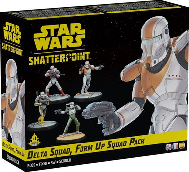 Dodatek do gry planszowej Atomic Mass Games Star Wars: Shatterpoint Delta Squad Form Up Squad Pack (wersja angielska) (841333130978)