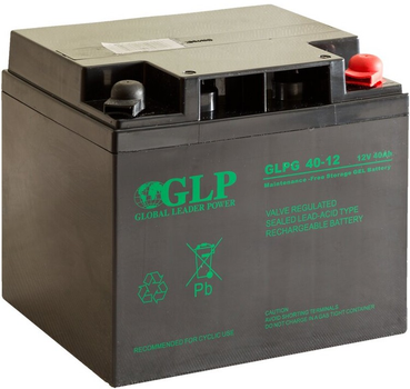 Акумуляторна батарея GLP VRLA GEL GLPG 40-12 12 V 40 Ah M6 (5902135118672)