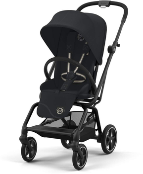 Прогулянкова коляска спортивна Cybex Eezy S Twist+ 2 BLK Magic Black Gold 524000087 (4063846450220)
