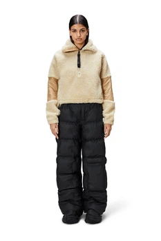 Куртка унисекс Rains W Kofu Fleece Pullover T1 M Бежевый 18460-04