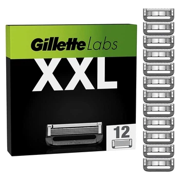 Картриджи сменные для бритья (лезвия кассеты) мужские Gillette Labs 12 (6+6) шт