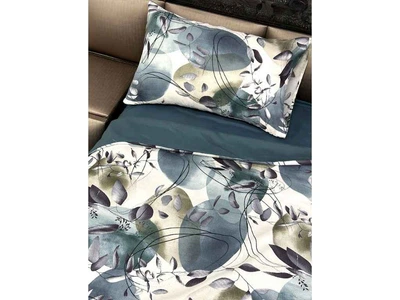 Комплект постільної білизни ARCLOUD Євро Printed 10059-11 (2,40м) 80г/м2 CLOSED 19-4227 Indian Teal (2н 57) мікрофібра