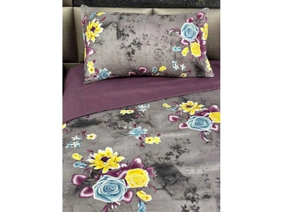 Комплект постільної білизни ARCLOUD 1,5-х сп Printed 10055-9 (2,40м) 80г/м2 CLOSED 18-1411 Plum Wine (1н 57) мікрофібра