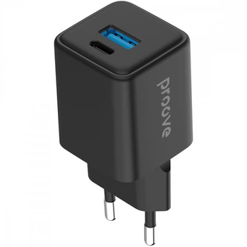 Зарядное Устройство Proove Pocket GaN 30W (Type-C + USB) black (WCPG30110001)