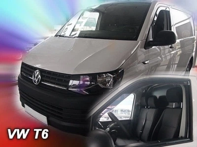 Дефлекторы окон ветровики Volkswagen T6 2D 15- вставные 2шт Heko Фольксваген Т6 АМ00080601