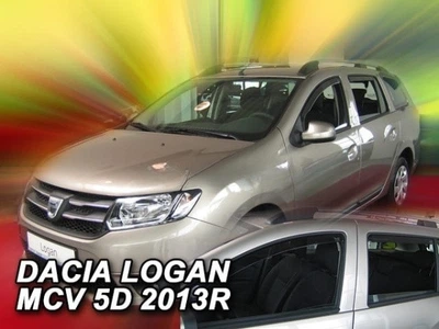 Дефлекторы окон ветровики Renault Logan MCV 5D 13-22 вставные 4шт Heko Рено Логан МСВ АМ0007786