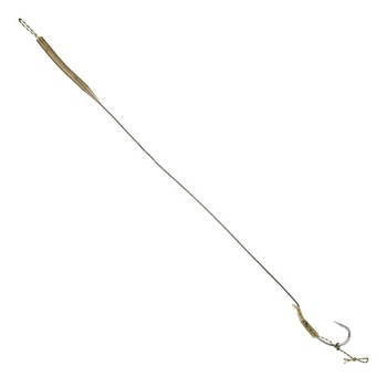 Повідець для карпа Mikado Anti-Blow 25lb Out Rig 23см гачок №6 2шт./уп. AMC-PBO2C-6