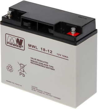 Akumulator MW Power VRLA AGM MWL 18-12 12V 18 Ah (5901885207506)